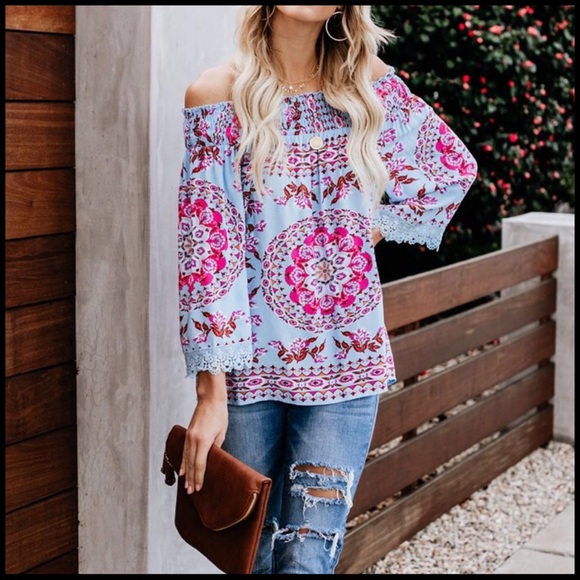 Summer Florals Top - Picture 6 of 8